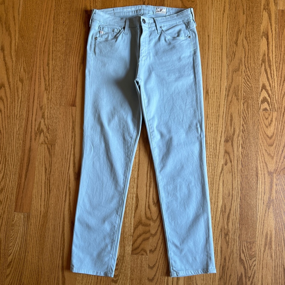 AG PRIMA CROP JEANS in Summer Weight Japanese Fabric.